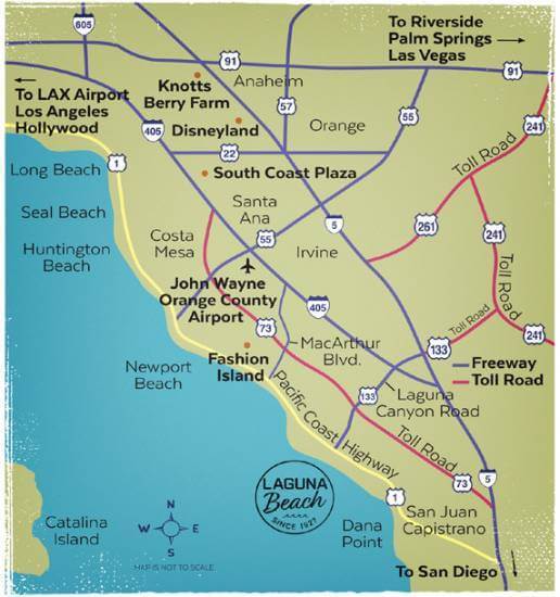 Laguna Beach Directions and Maps