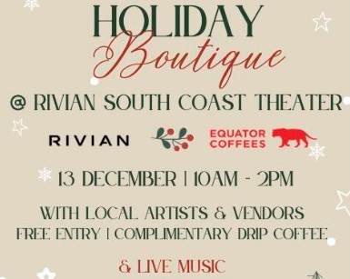 Events A Holiday Boutique @ Rivian South Coast Theater