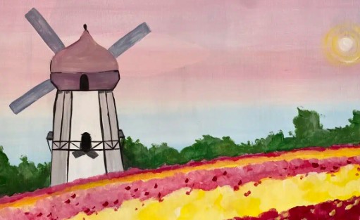 Carlsbad Flower fields Paint and Sip at Mozambique | Visit Laguna
