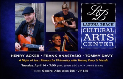 Home LBCAC presents Manouche Guitars Henry Acker, Frank Anastasio, Tommy Davy