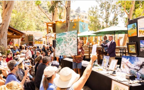 Home Live Art Auction at the Sawdust Art Festival