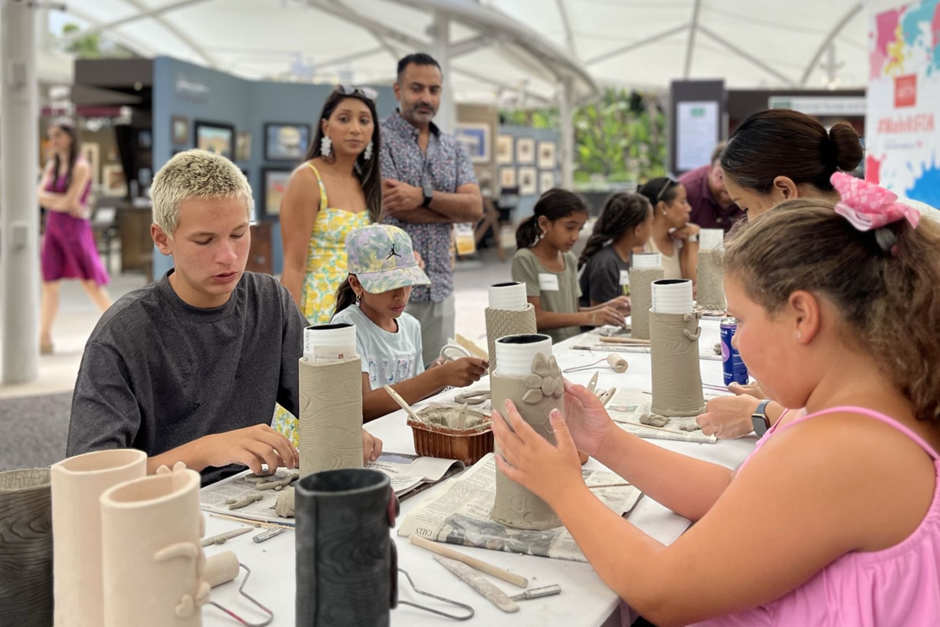 Workshop at the Festival of Arts Center Workshop at the Festival of Arts Center